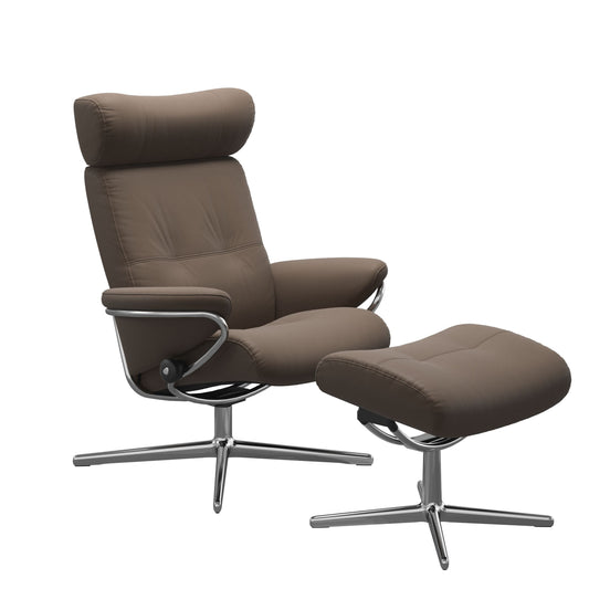 Stressless® Berlin Low Back met hoofdsteun - Cross - Batick