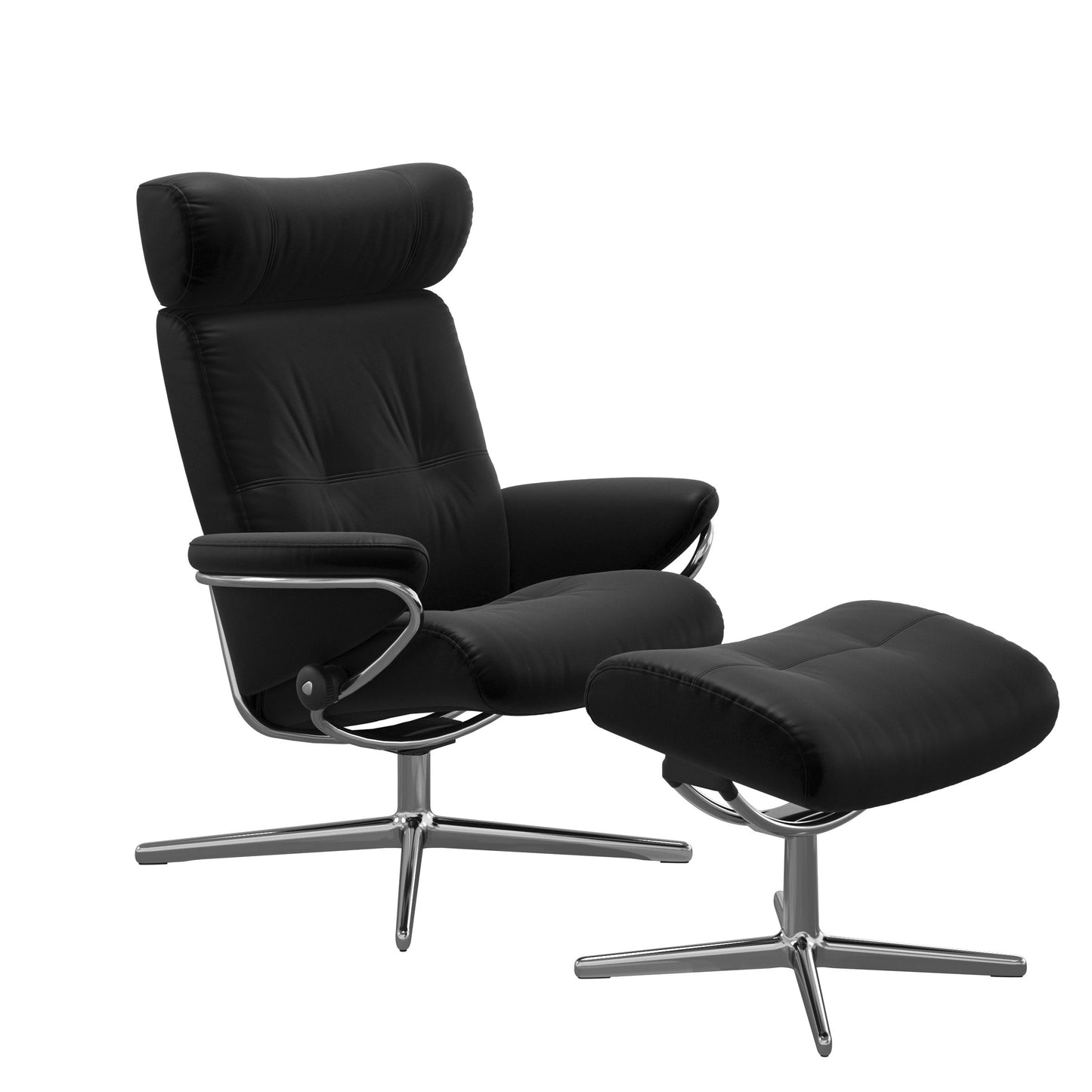 Stressless® Berlin Low Back with headrest - Cross - Batick