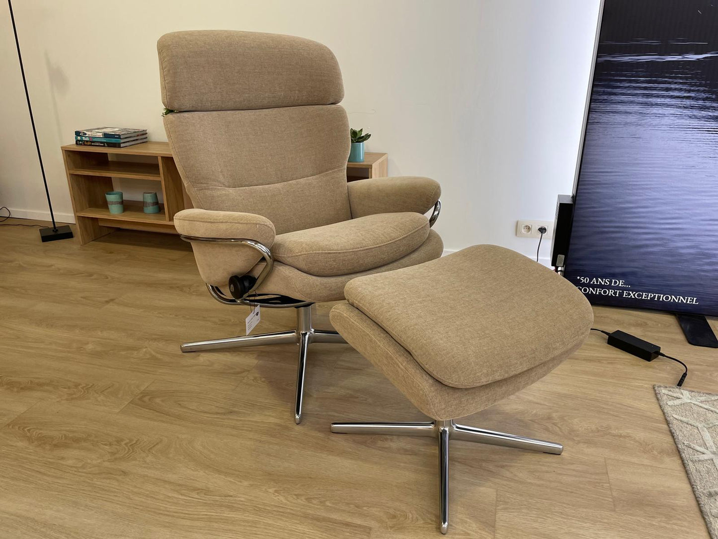 Stressless Rome low back + headrest